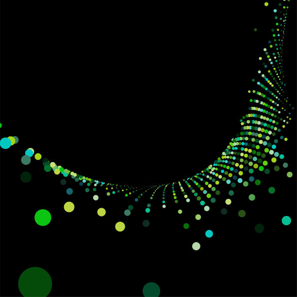 色彩波浪形曲线流动图案华丽的背景图片下载