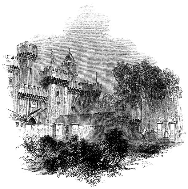 16世纪鲁西翁佩皮尼昂城堡图片下载