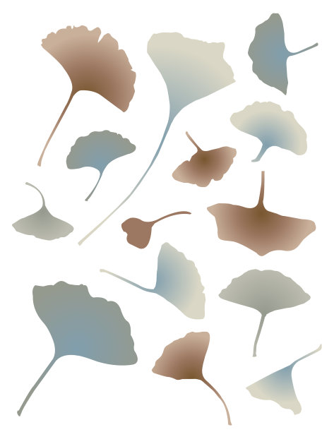 银杏叶背景图片下载