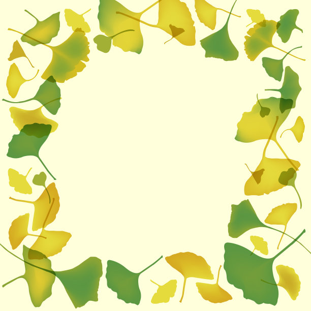 银杏叶背景图片下载