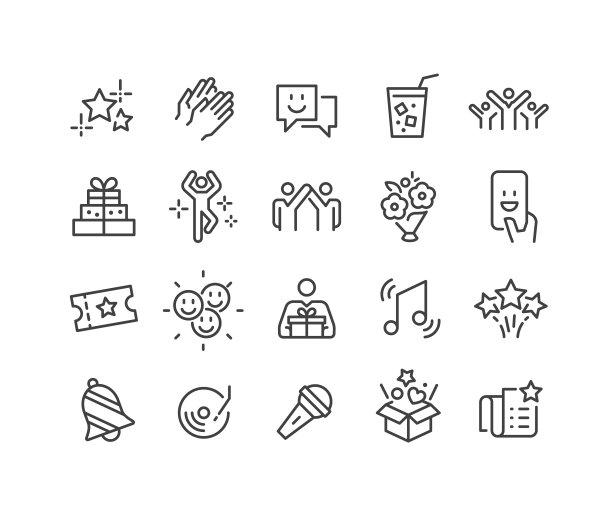 派对图标-经典路线系列图片下载