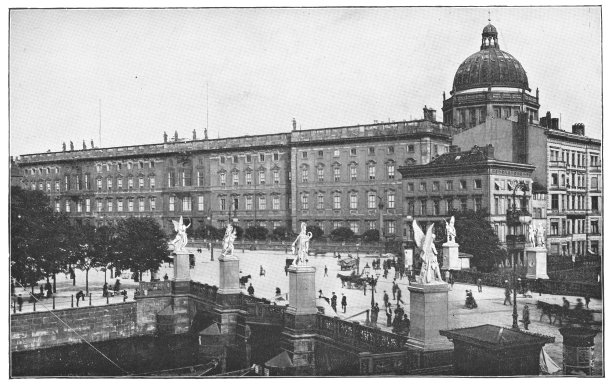 原柏林城宫殿在柏林，德国-德国帝国19世纪图片下载