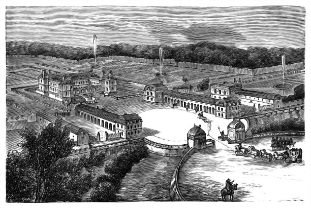 路易十四统治初期的凡尔赛宫图片下载