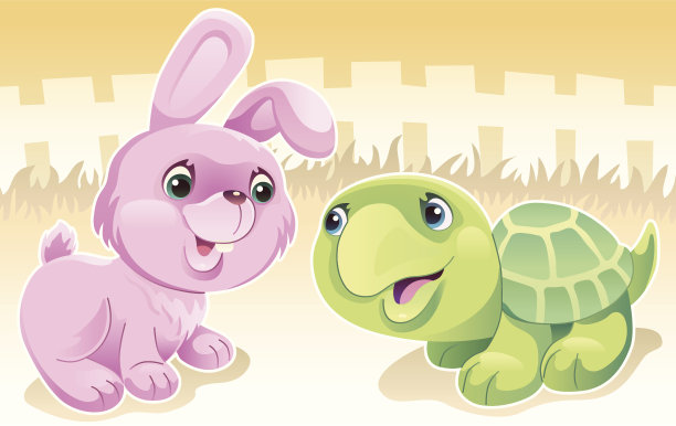 兔子和乌龟图片下载
