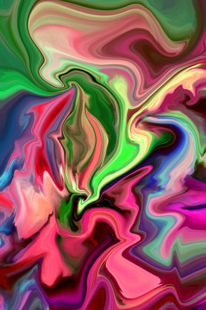 液体绘画的运动，抽象艺术背景图片下载