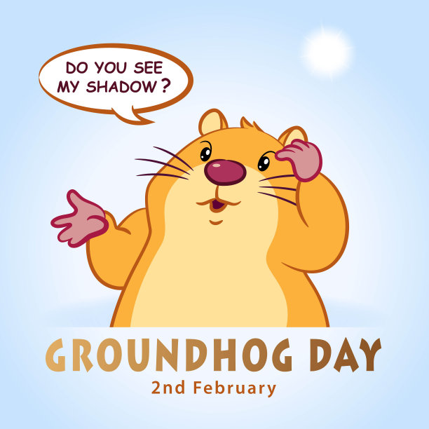 土拨鼠日的影子图片下载