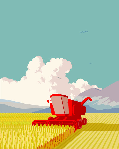 联合收割机图片下载