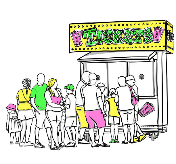 彩色舞团的门票图片下载