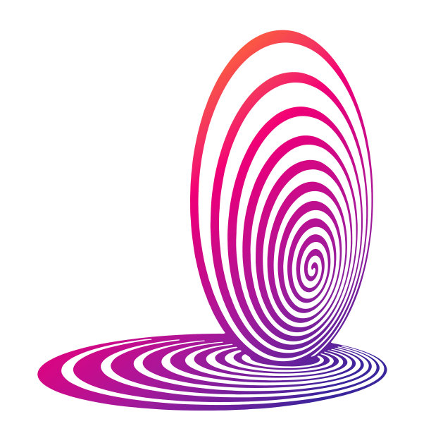 条纹螺旋图标图片下载