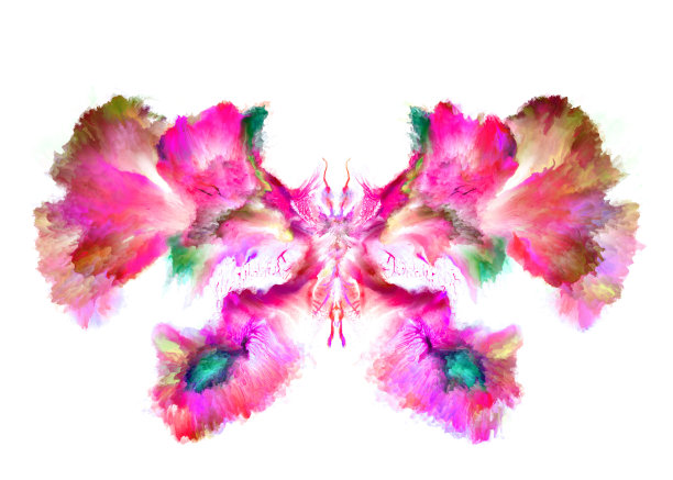 奇妙的画蝴蝶图片下载