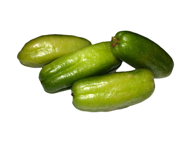 白底色的百林果(verhoa Bilimbi Linn.)或百林果图片下载