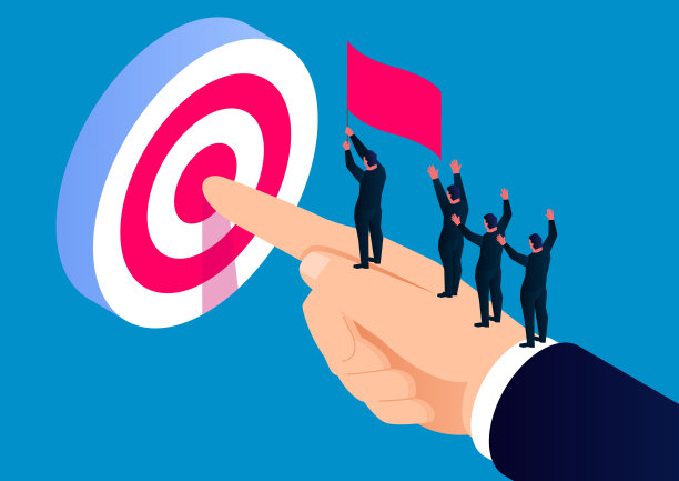 指导实现目标之路，帮助小商人实现目标，商业理念阐释图片下载