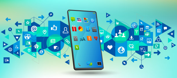 社交网络智能手机图片下载