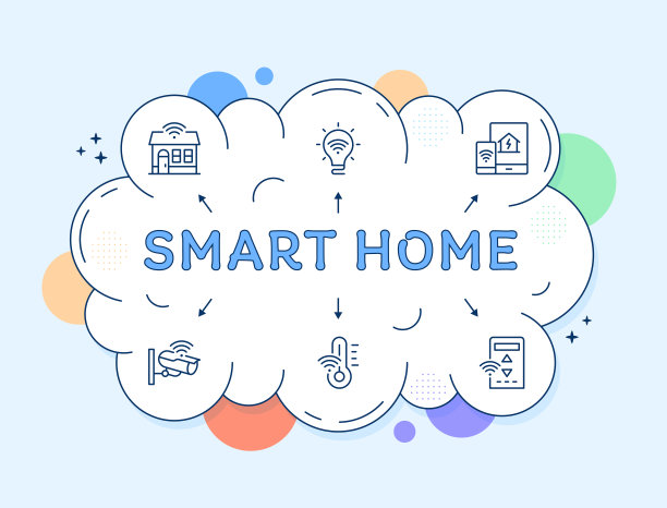 智能家居系统图标设计图片下载