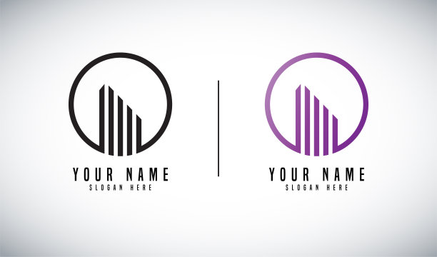 房地产矢量标志设计图片下载