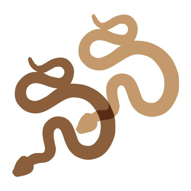 双蛇图标图片下载