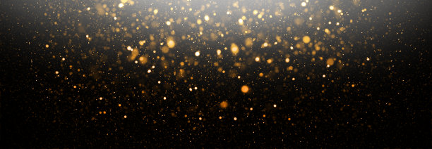 闪烁散焦灯抽象背景全景合成图片下载