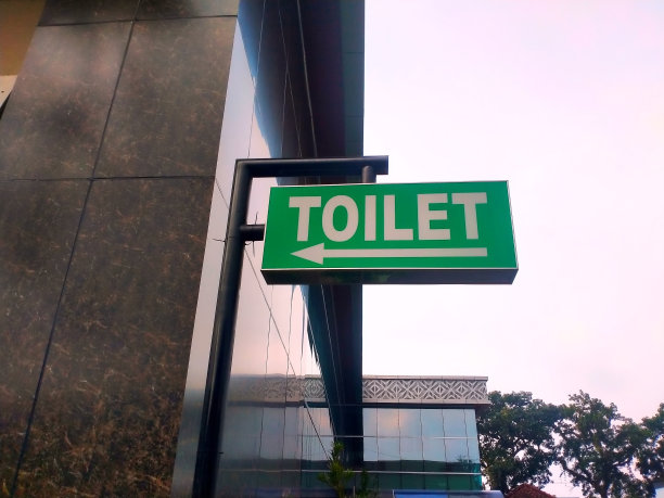 洗手间或厕所的指示标志图片下载