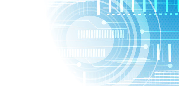 蓝色抽象曲线场景图片下载