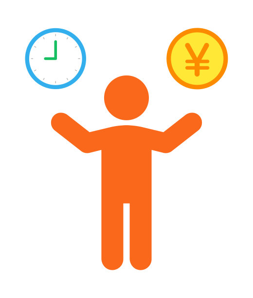 把时间比作金钱的人。图片下载