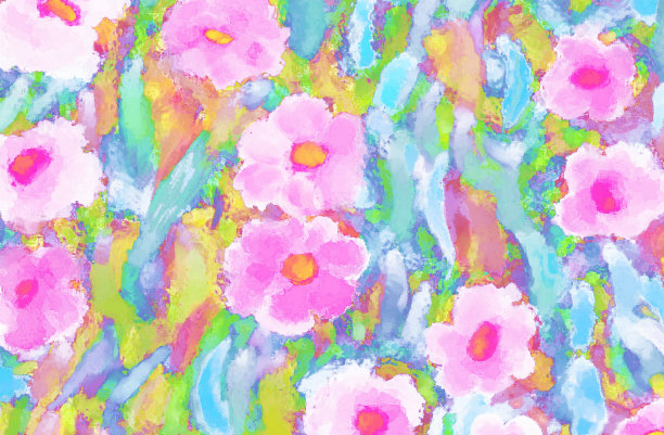 风景如画的背景开花植物图片下载