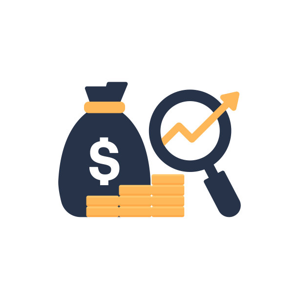 投资跟踪平面图标，平面设计矢量符号插图。图片下载