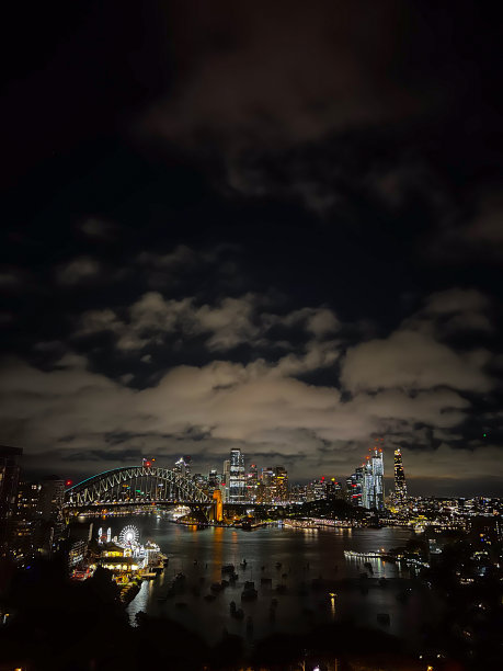 悉尼的夜景图片下载