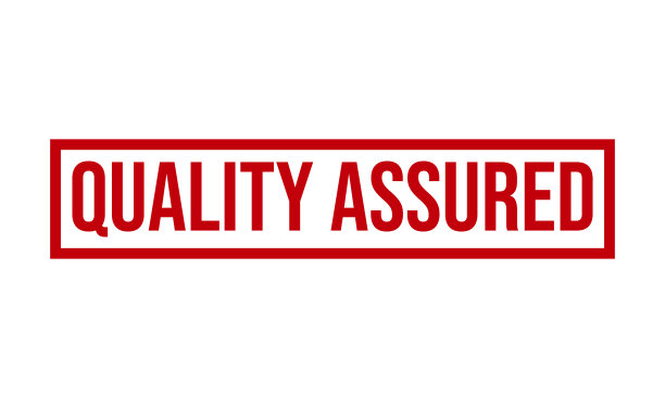 有质量保证的橡皮图章。质量保证Grunge邮票印章矢量插图图片下载