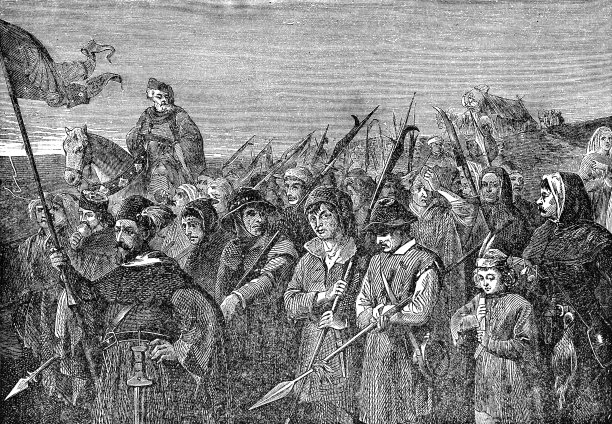 中世纪苏格兰军队- 14世纪图片下载