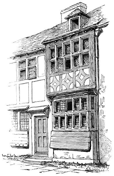 英国黑麦的都铎式建筑- 19世纪图片下载