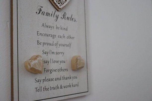家庭规则图片下载