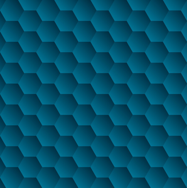 摘要油绿色梯度彩色多边形六边形背景。图片下载