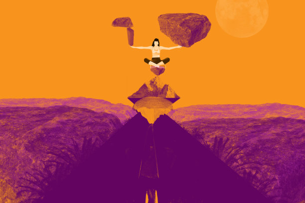 致力于心理健康。女人沉思。图片下载