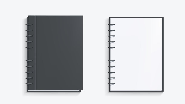 躺着现实的笔记本顶部视图在白色图片下载