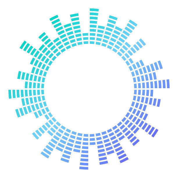 像均衡器一样的波形圆。图片下载