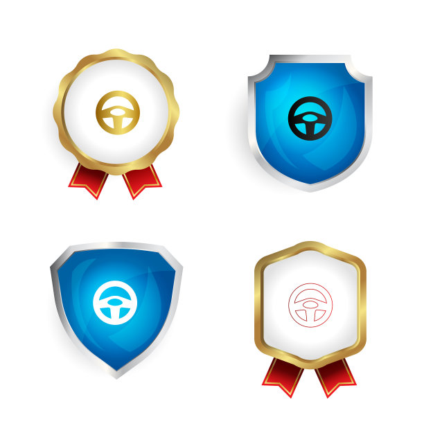 汽车方向盘徽章及标签收集图片下载