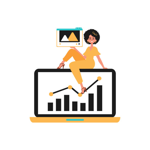 女儿带儿子的电影和成长图。国家容量标志设计。时尚的风格，矢量插图图片下载