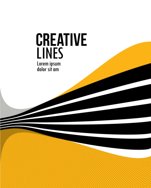 三维线条在运动矢量抽象背景下，创意立体曲线条纹的动态构成、运动与技术。图片下载