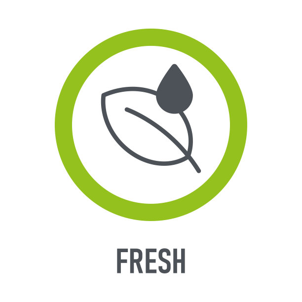 新鲜的产品。自然产品。过敏原。食物不耐受。电脑图标,标签。贴纸。矢量插图。图片下载