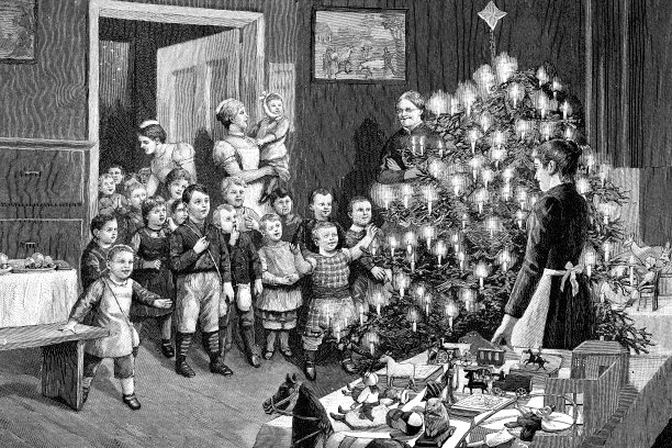 给孤儿的圣诞礼物图片下载