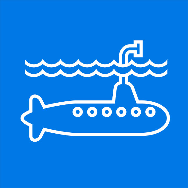 海上标志潜艇图片下载