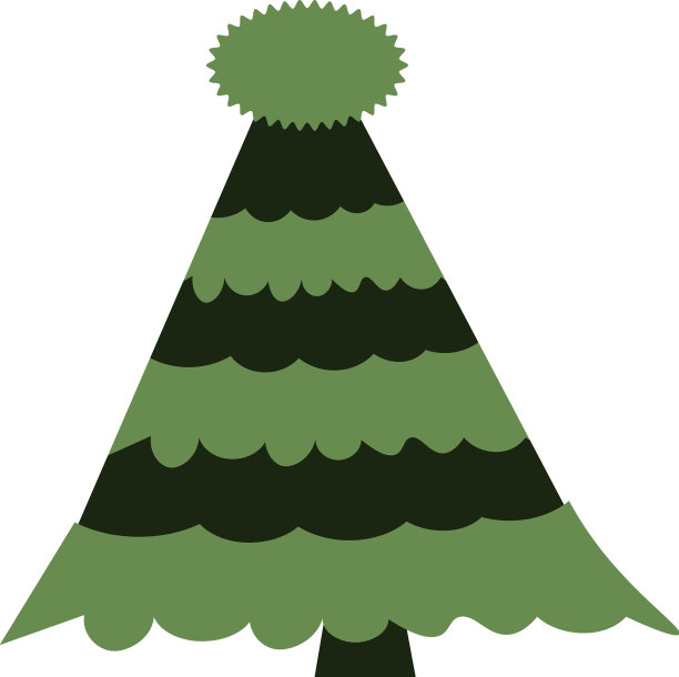 为贺卡设计的圣诞树图片下载