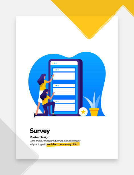 海报、封面和横幅的概念平面设计。现代平面设计矢量插图。图片下载