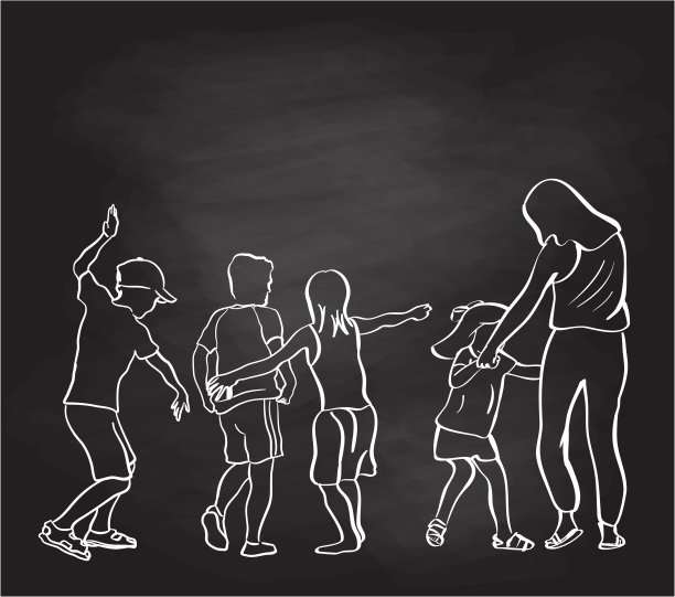 一起玩粉笔图片下载