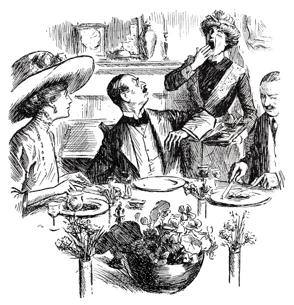 服务员在服务时打哈欠，惹恼了客人，男人告诫她图片下载