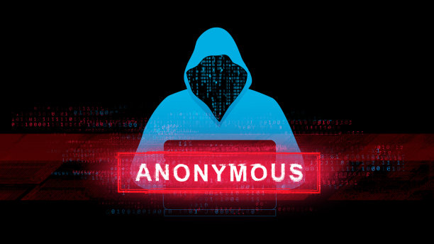 穿着连帽衫的匿名黑客图片下载