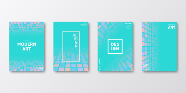 宣传册模板排版，绿色封面设计，企业年报，传单，杂志图片下载