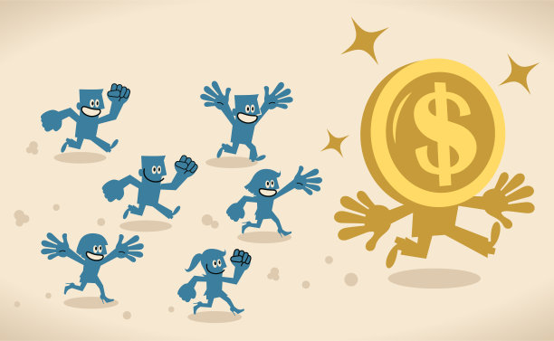 对金钱的无尽追求图片下载