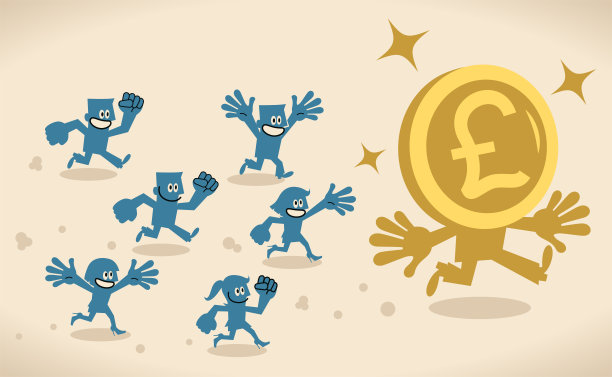 对金钱的无尽追求图片下载