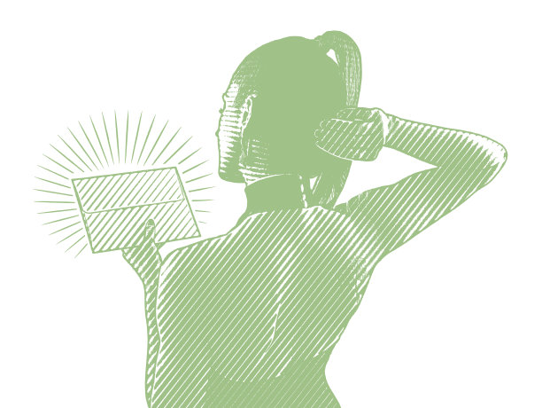 收到邮件的美女图片下载